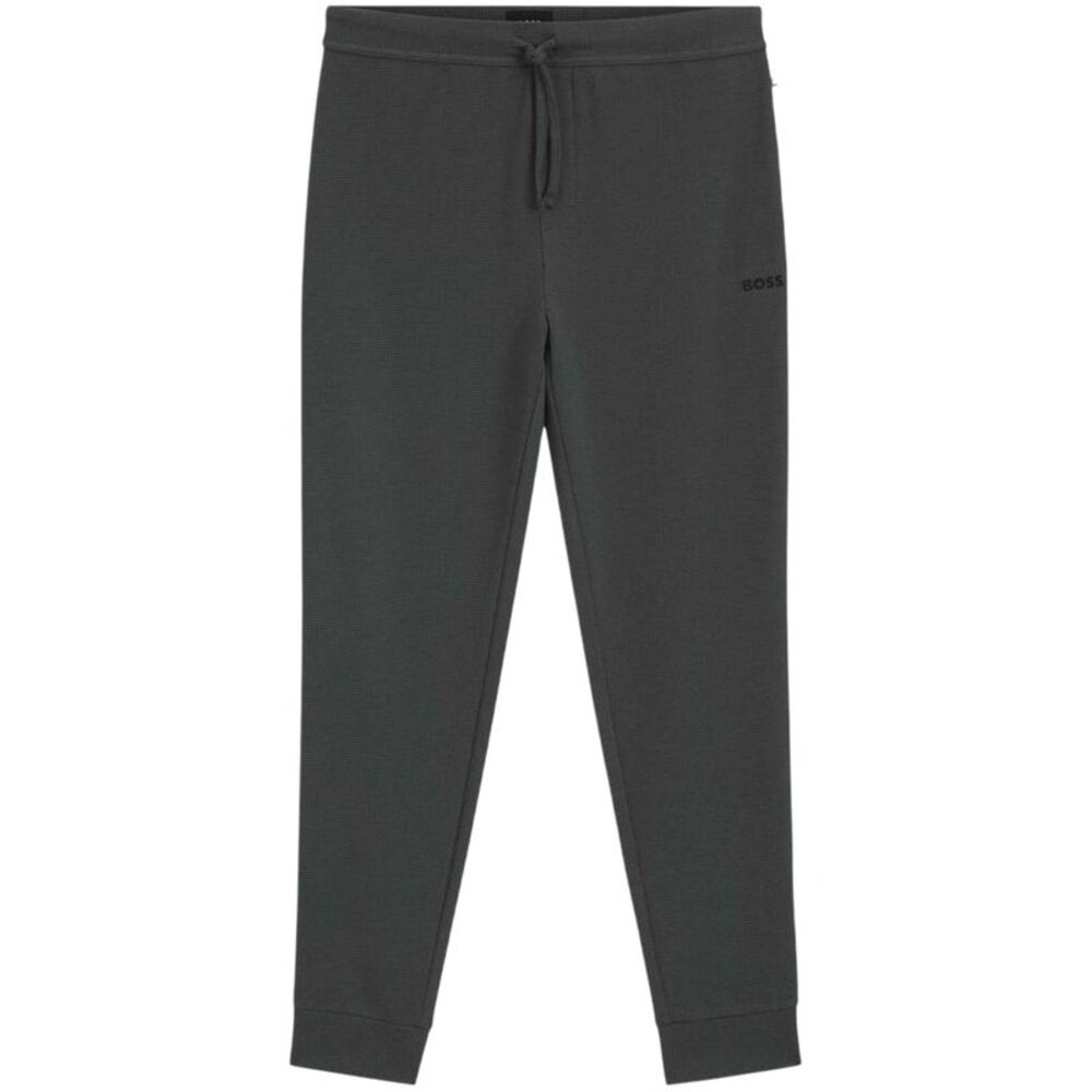 Boss Mens Waffle Knit Sweatpants / Green